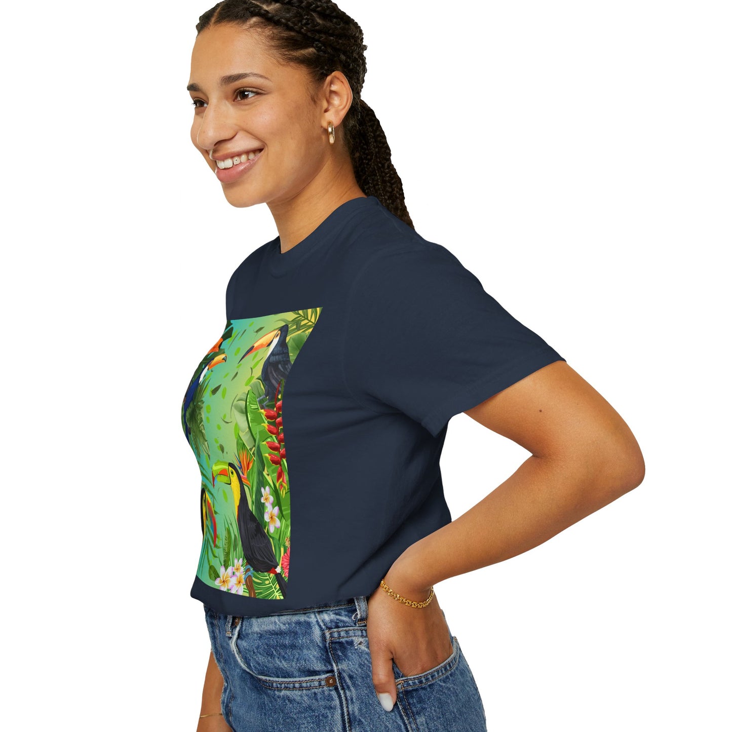 Toucans Unisex Garment-Dyed T-shirt