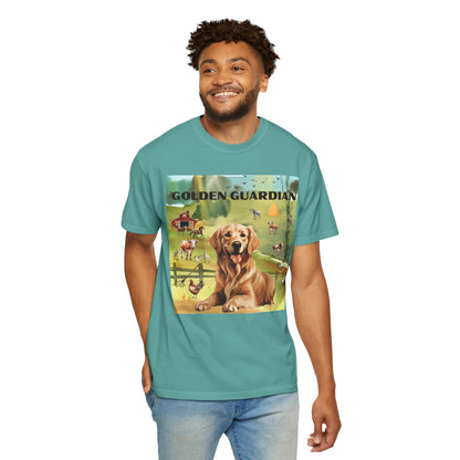 Golden Guardian Unisex Garment-Dyed T-shirt