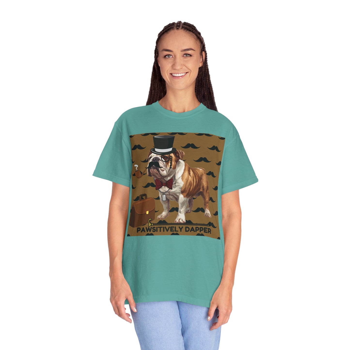 Pawsitively Dapper Unisex Garment-Dyed T-shirt