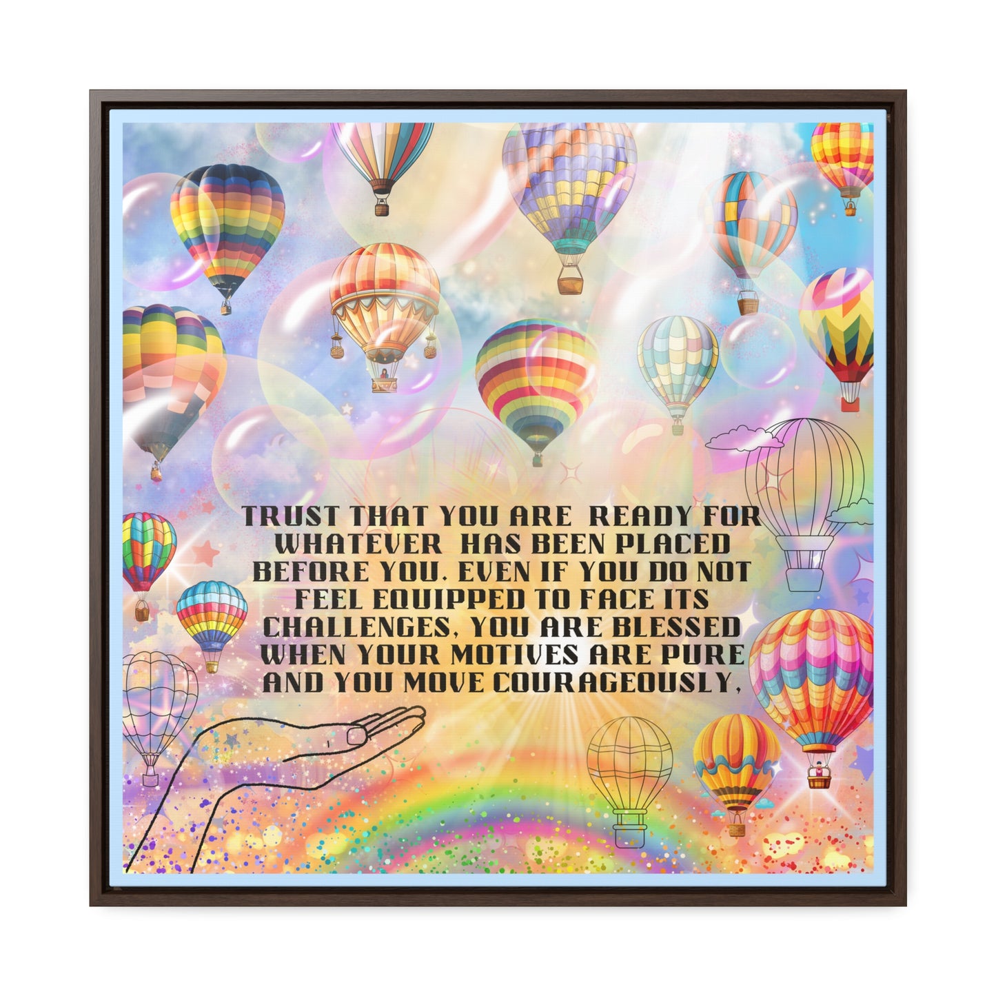 Trust that You Are Ready Canvas Wall Art