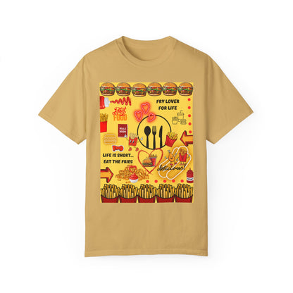 Eat The Fries Unisex Garment-Dyed T-shirt