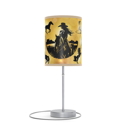 Cowgirl Country Lamp on a Stand, US|CA plug