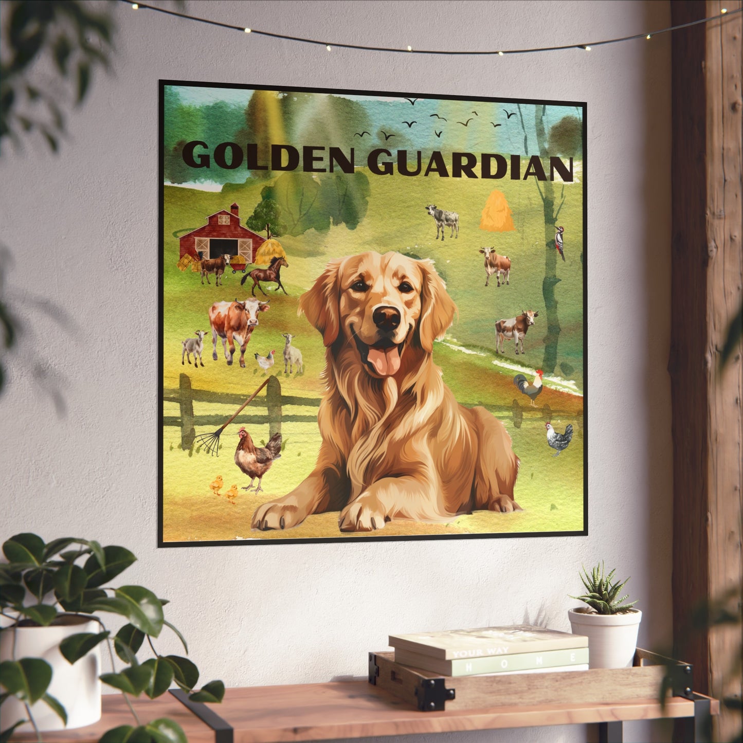 Golden Guardian Fine Art Posters