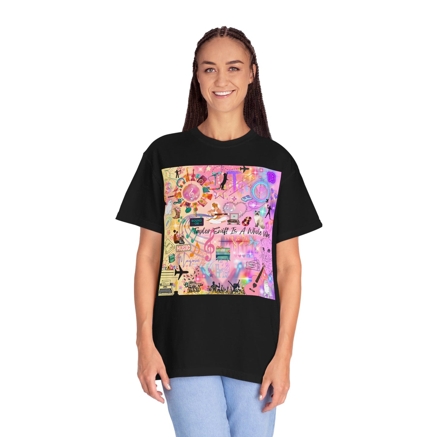 Taylor Swift Is A Whole Vibe Unisex Garment-Dyed T-shirt