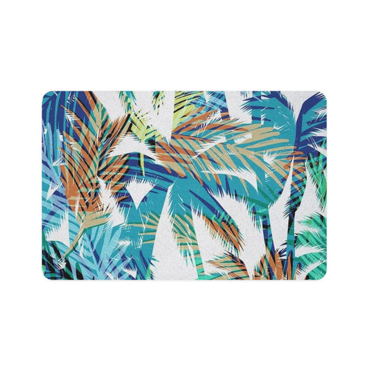 Pet Food Mat (12x18) Tropical