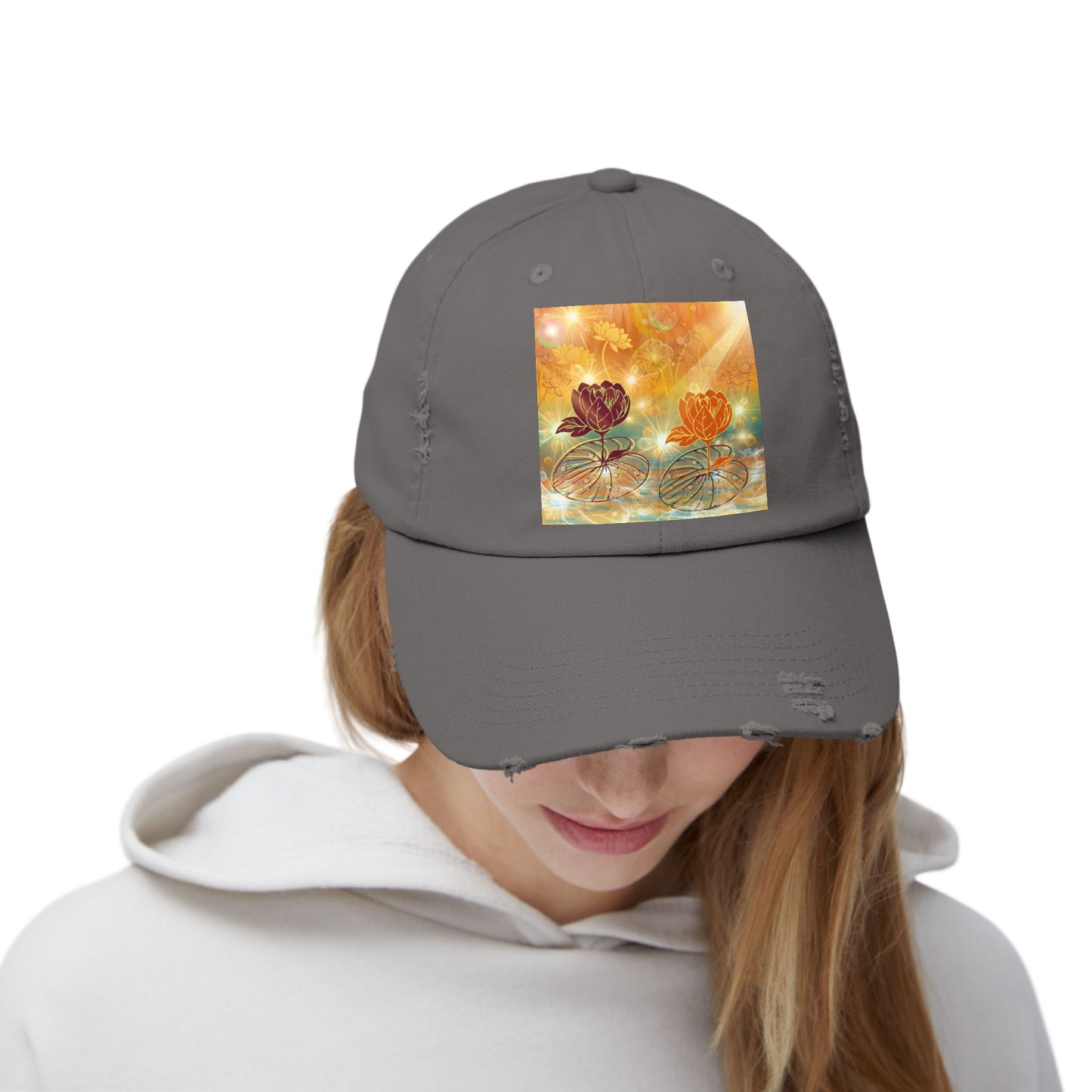Morning Dew - Unisex Distressed Cap