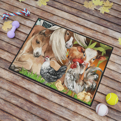 Pet Mat (18" x 24") The Farm