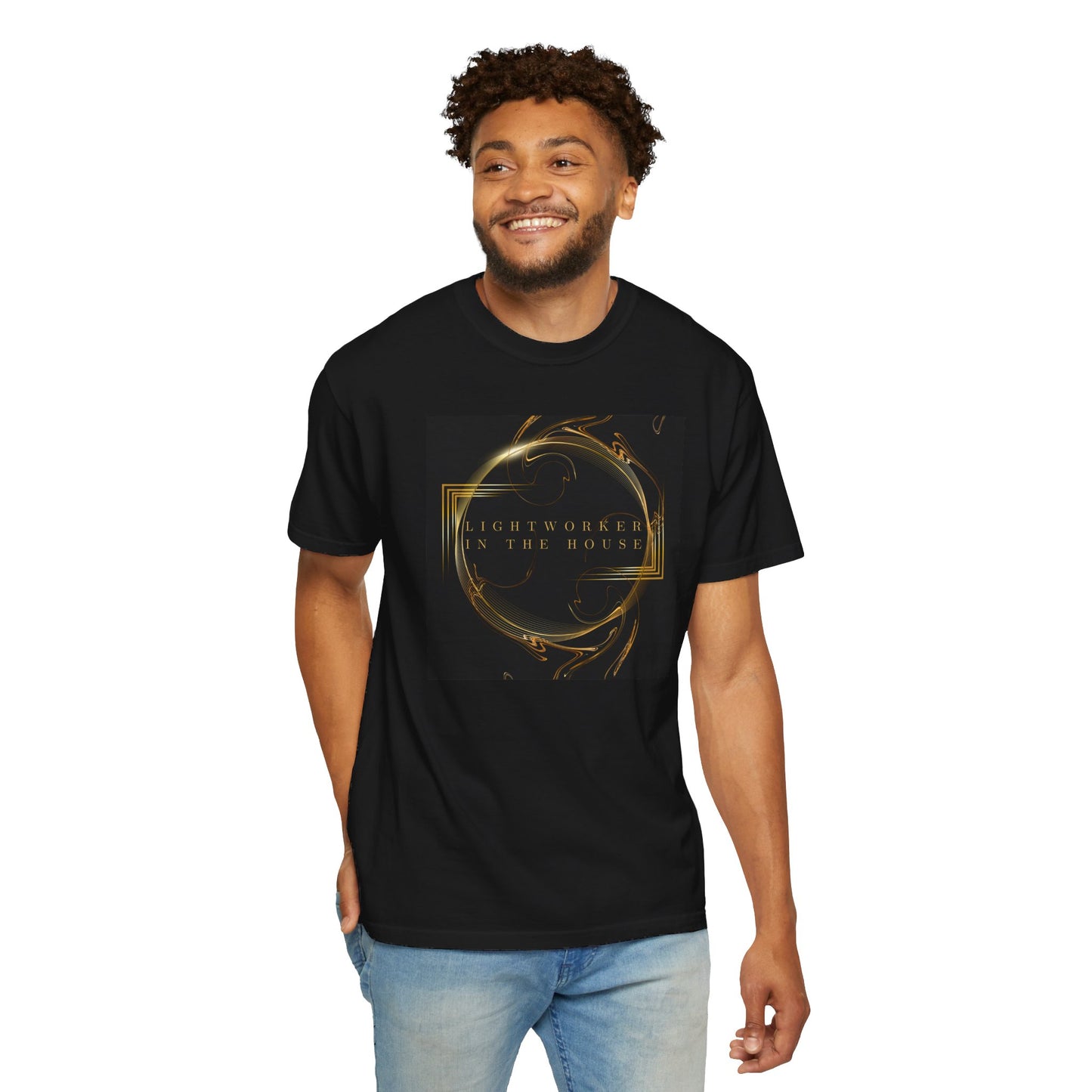 Lightworker In The House Unisex Garment-Dyed T-shirt