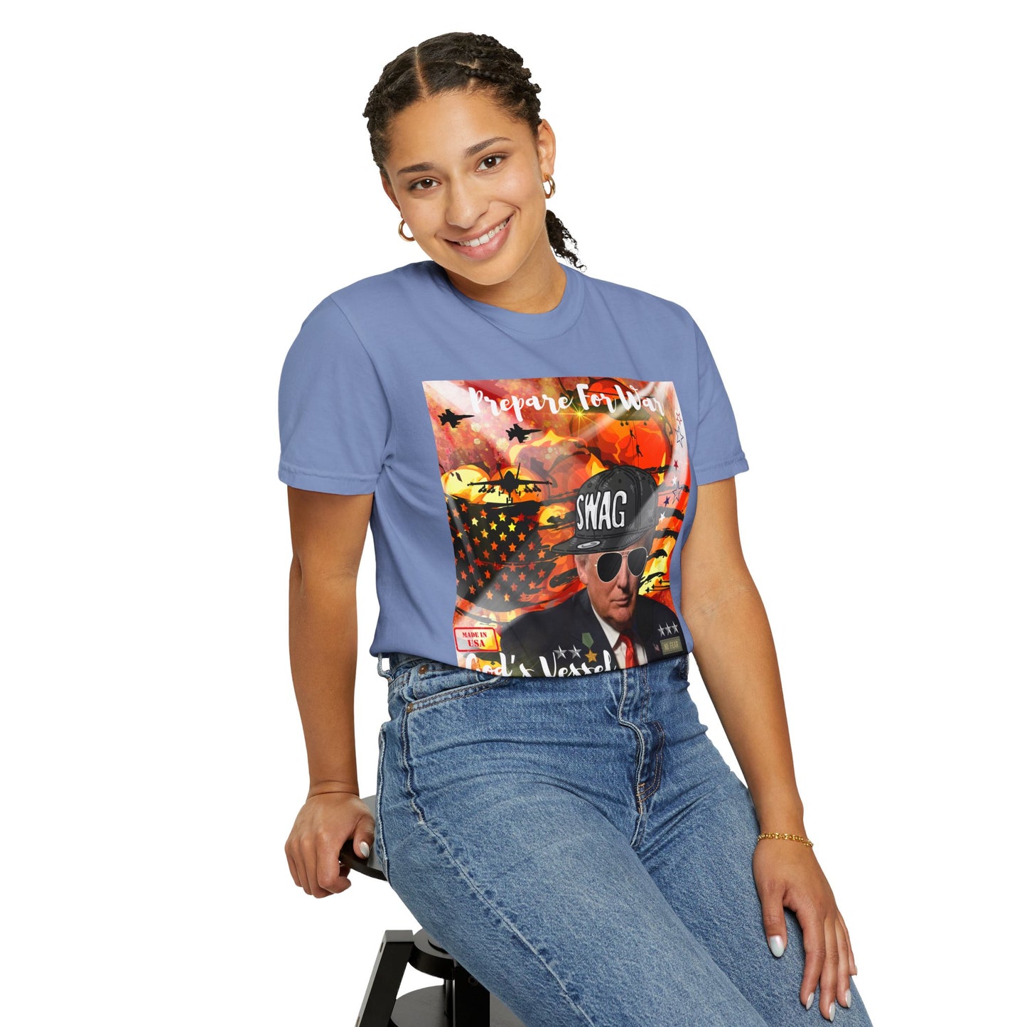 God's Vessel Unisex Garment-Dyed T-shirt