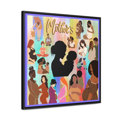 Mothers Gallery Canvas Wraps, Square Frame