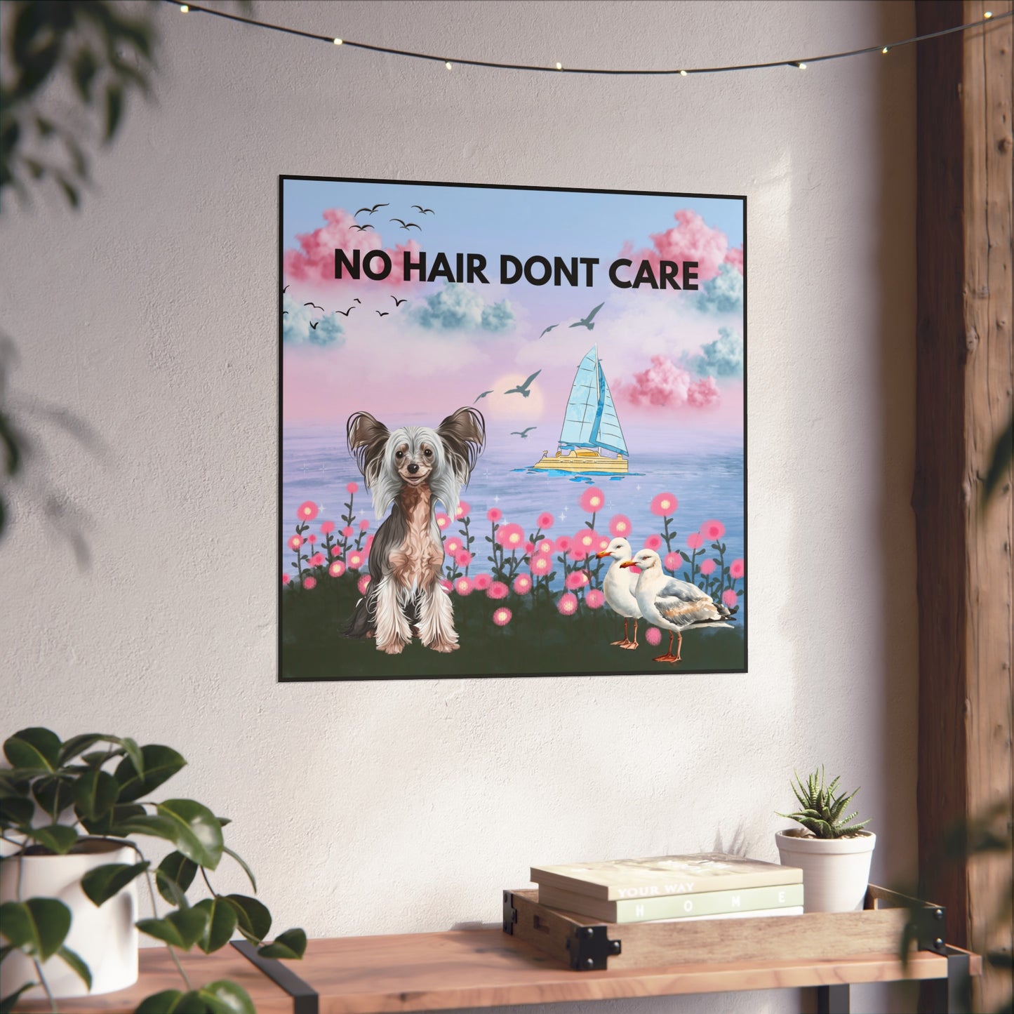 No Hair Don't Care Fine Art Posters