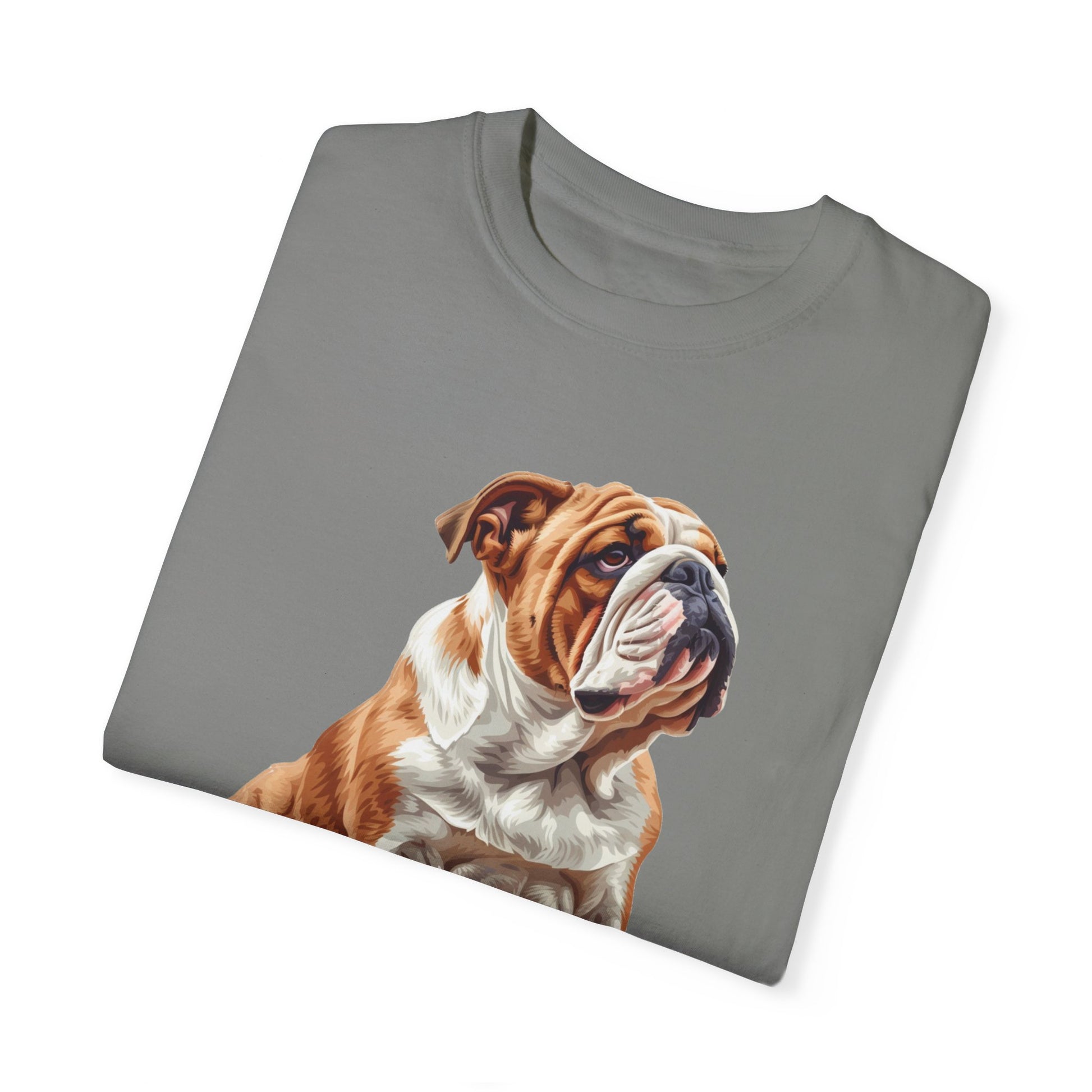 Bulldog Mom Unisex Garment-Dyed T-shirt
