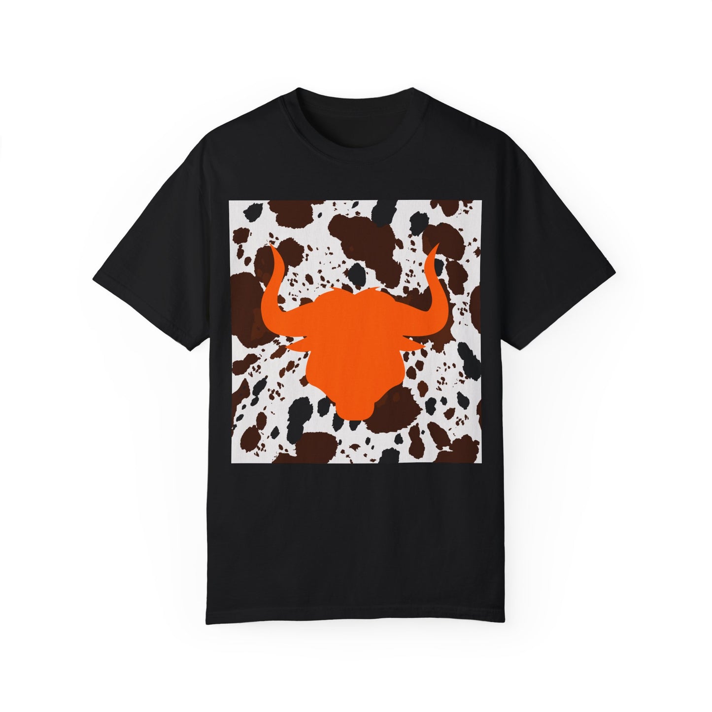 Cow 3 Unisex Garment-Dyed T-shirt