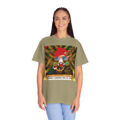 Udderly Glamorous Moo-vie Star Unisex Garment-Dyed T-shirt