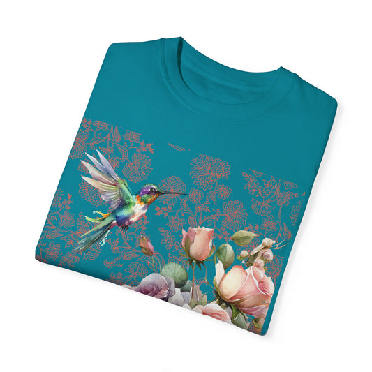 Hummingbird 1 Unisex Garment-Dyed T-shirt