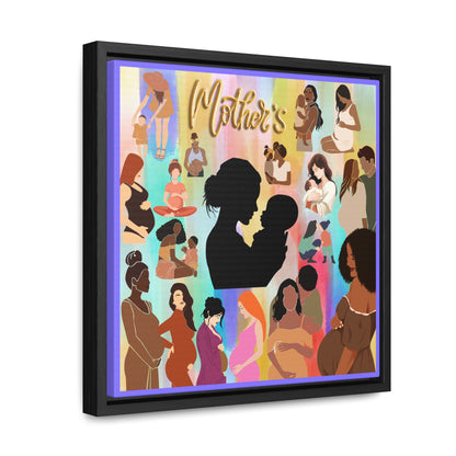 Mothers Gallery Canvas Wraps, Square Frame