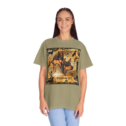 Doberman Life Unisex Garment-Dyed T-shirt