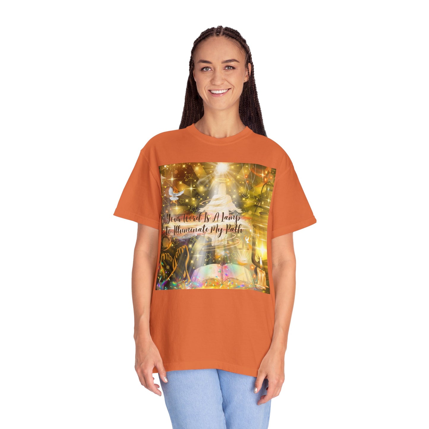 Your Word Unisex Garment-Dyed T-shirt