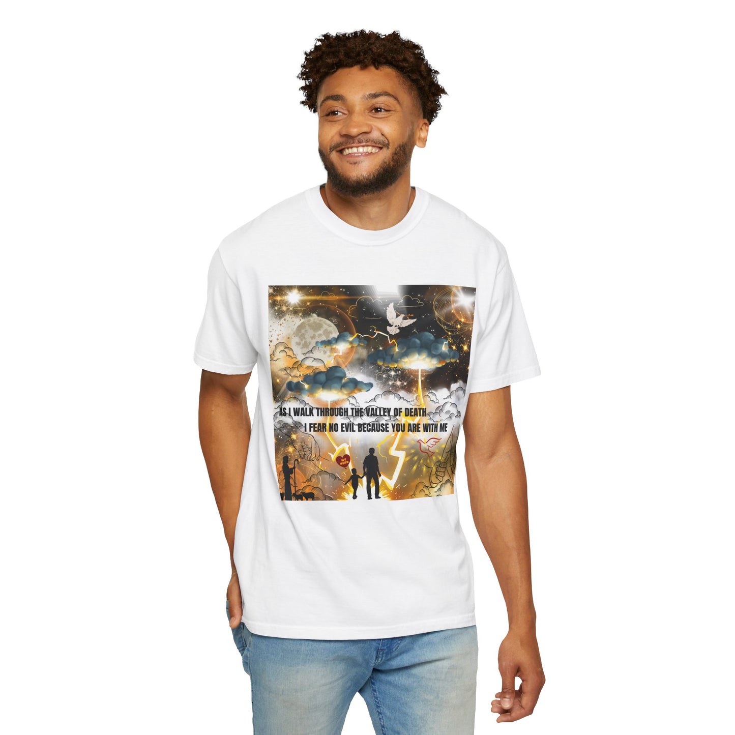 I Fear No Evil Unisex Garment-Dyed T-shirt