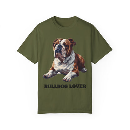 English Bulldog Lover Unisex Garment-Dyed T-shirt