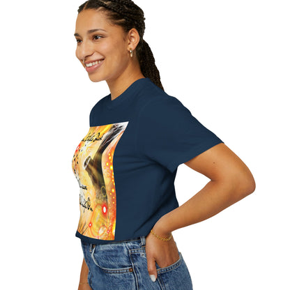 Leave The Light On Unisex Garment-Dyed T-shirt