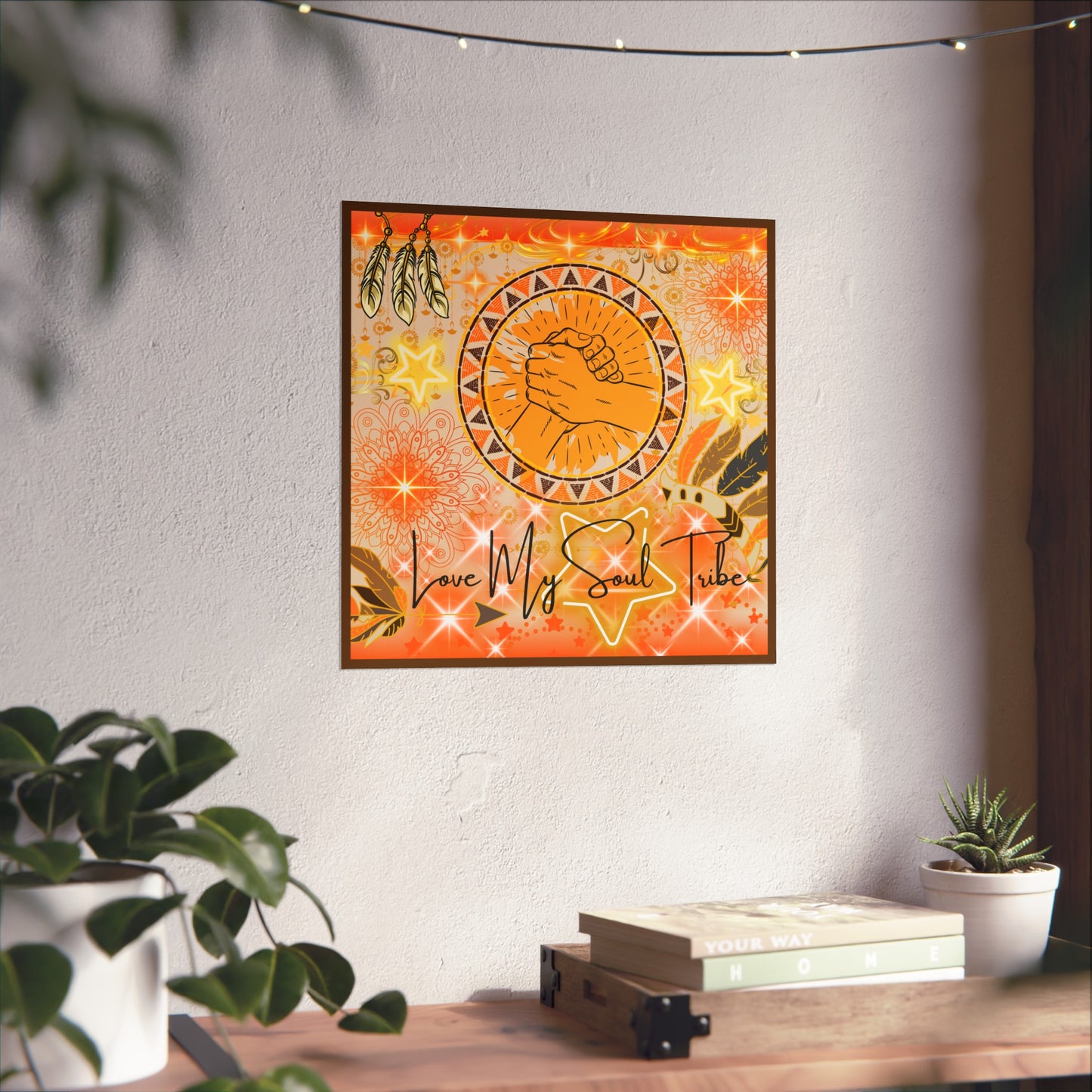 Love My Soul Tribe Fine Art Poster