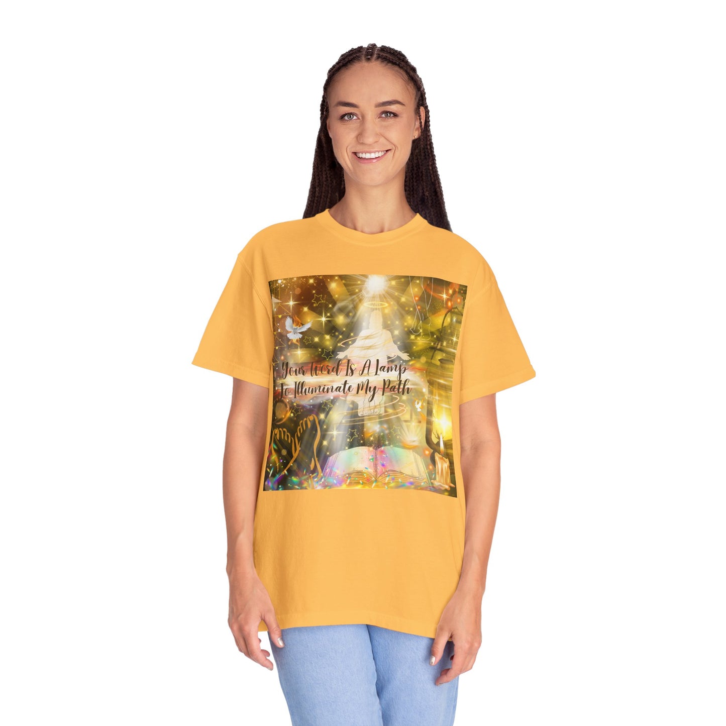 Your Word Unisex Garment-Dyed T-shirt