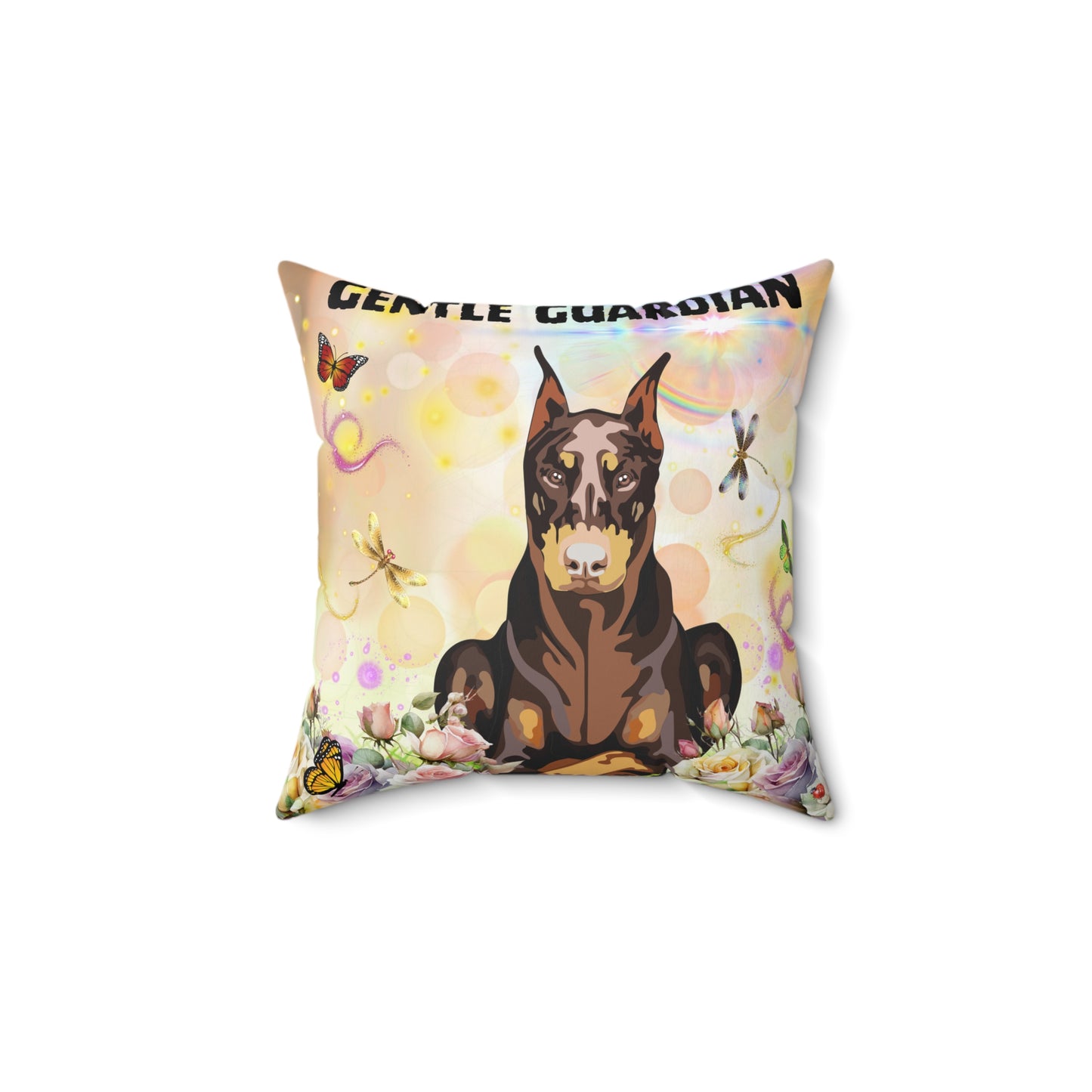 Gentle Guardian Spun Polyester Square Pillow
