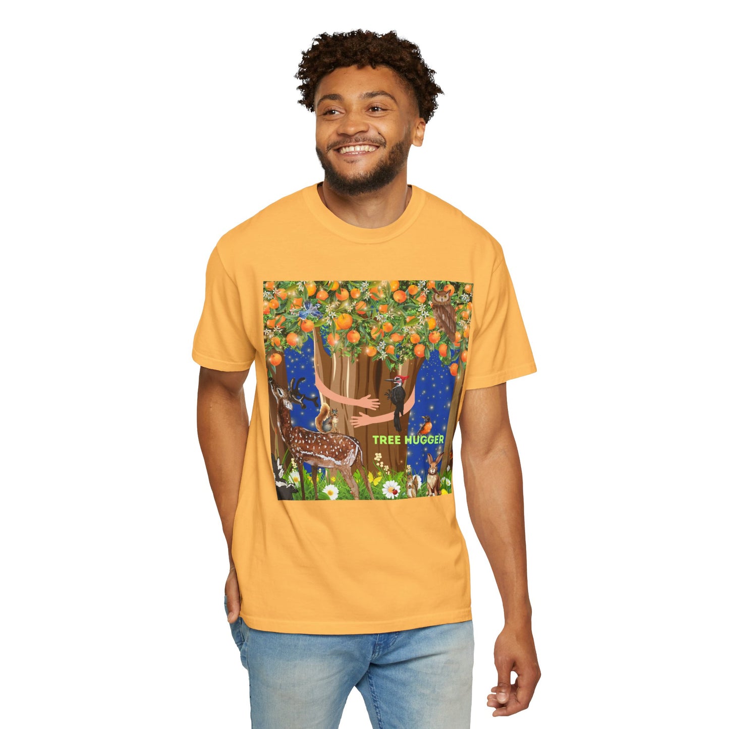 Tree Hugger Unisex Garment-Dyed T-shirt