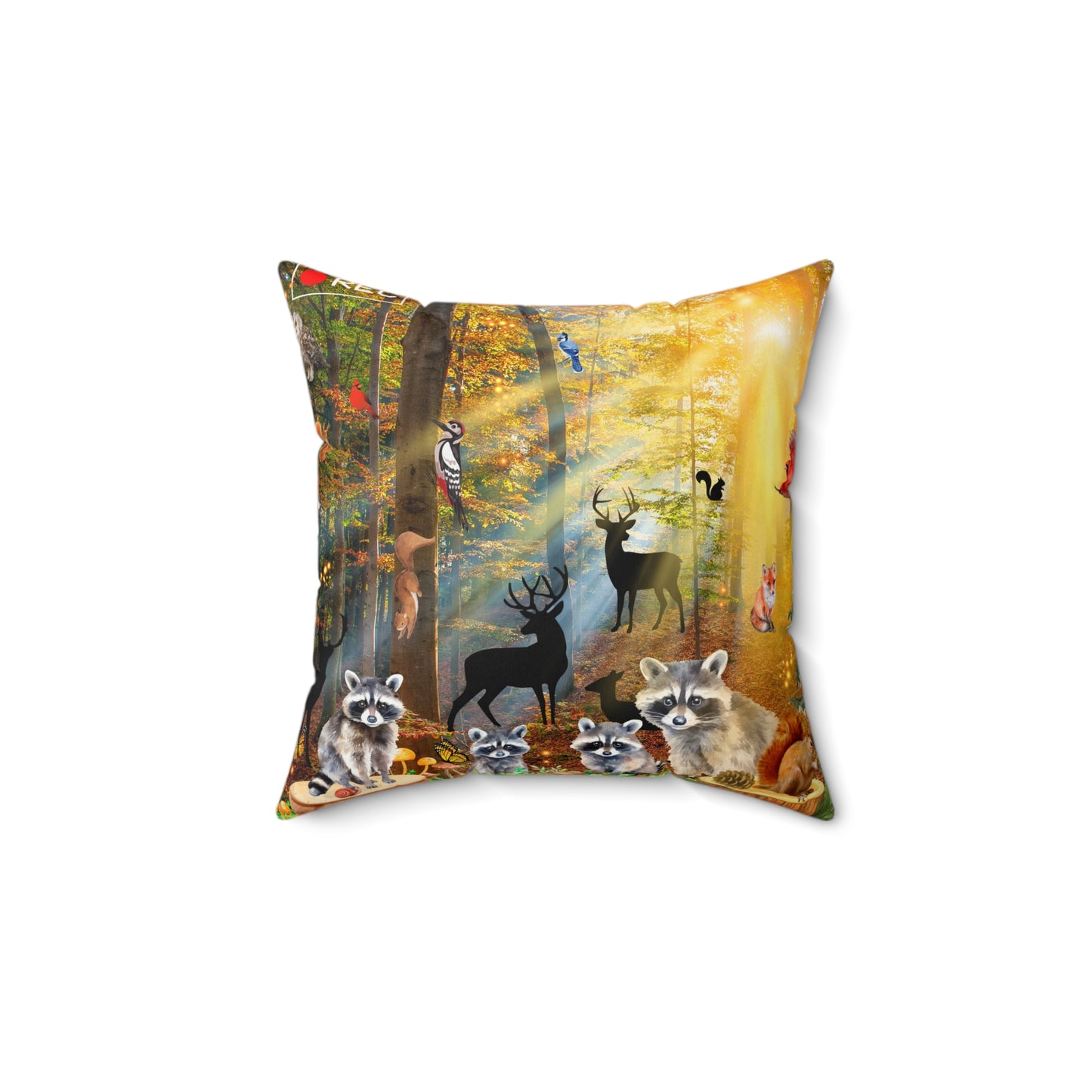 Take A Hike Spun Polyester Square Pillow