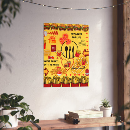 Eat The Fries Fine Art Poster