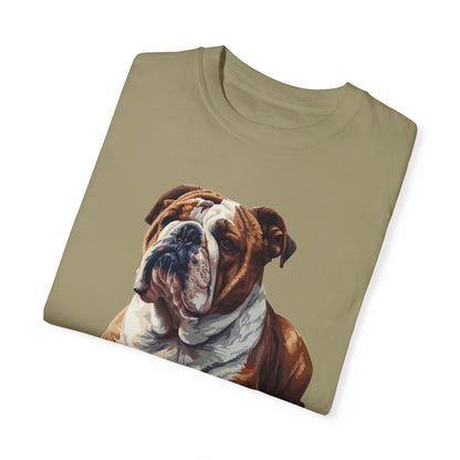 English Bulldog Lover Unisex Garment-Dyed T-shirt