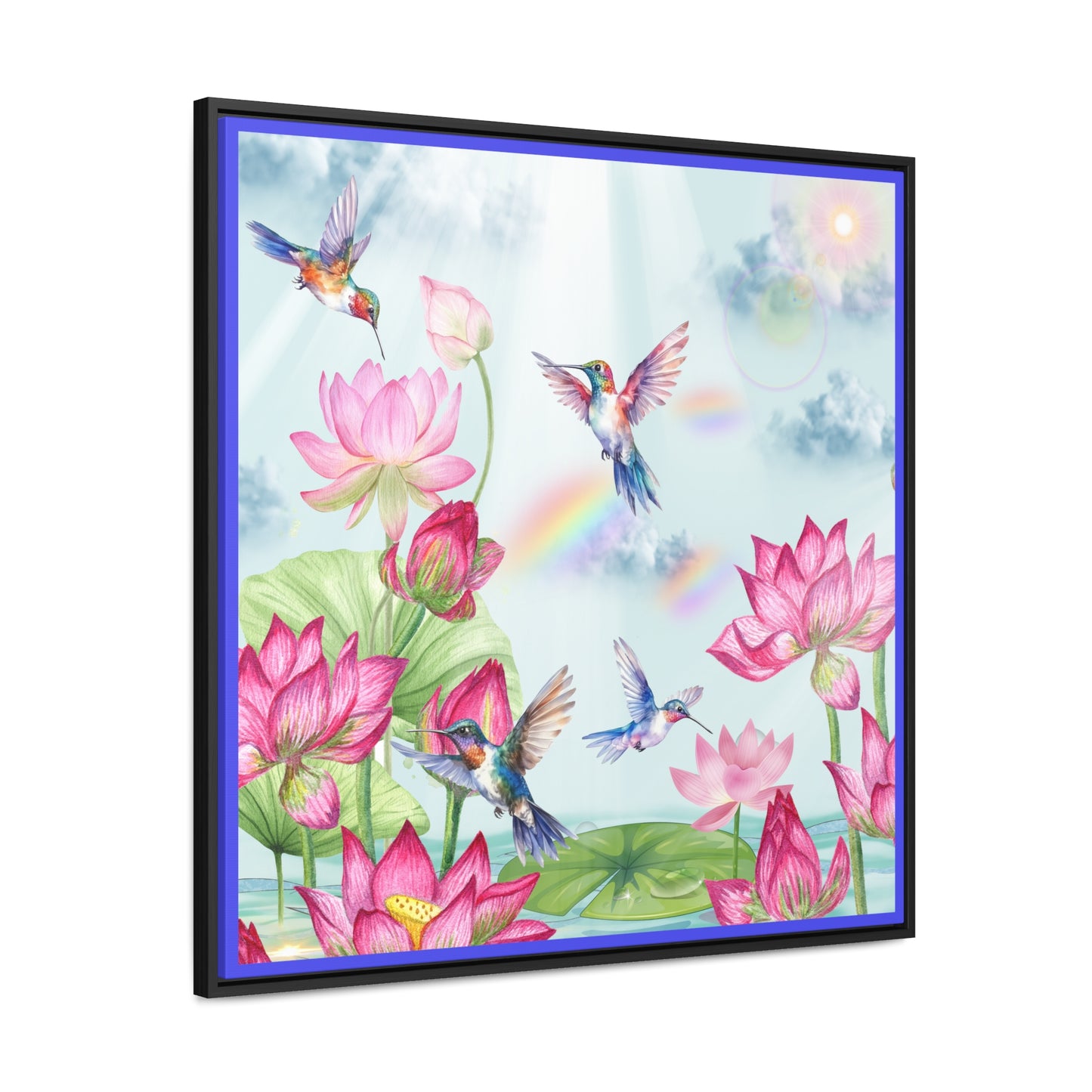 Sipping On Sunshine Gallery Canvas Wraps, Square Frame