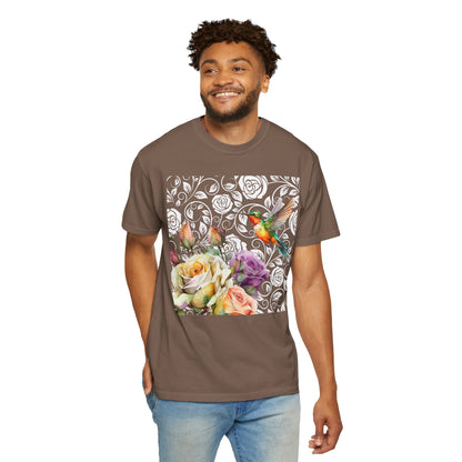 Hummingbird 2 Unisex Garment-Dyed T-shirt