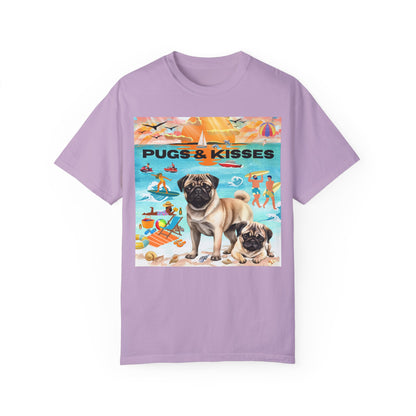 Pugs & Kisses Unisex Garment-Dyed T-shirt