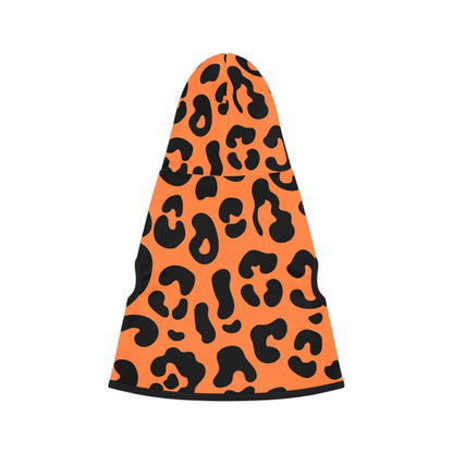 Pet Hoodie Leopard Orange