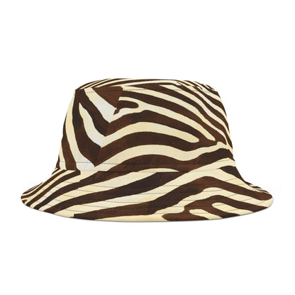 Bucket Hat (AOP) Zebra Brown