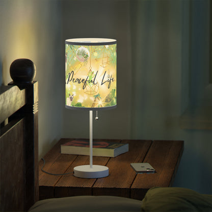 Peaceful Life Lamp on a Stand, US|CA plug