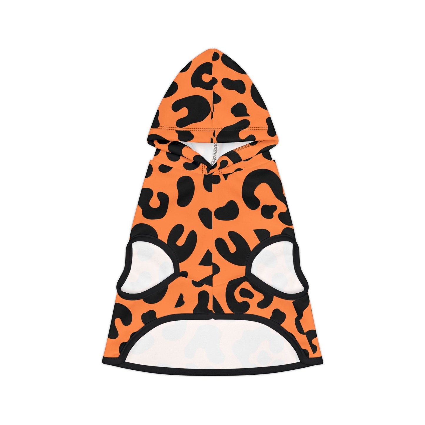 Pet Hoodie Leopard Orange