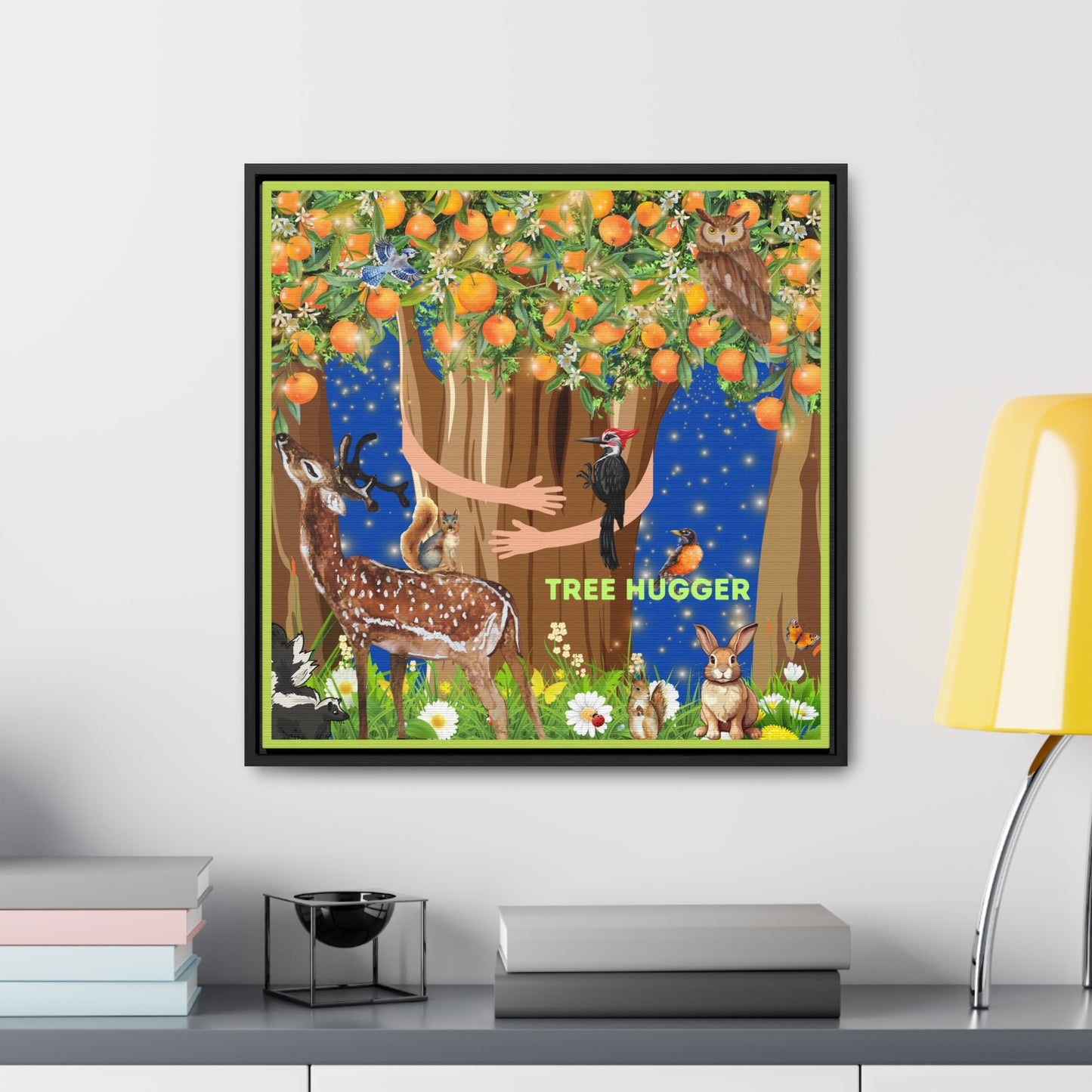 Tree Hugger Canvas Wall Art