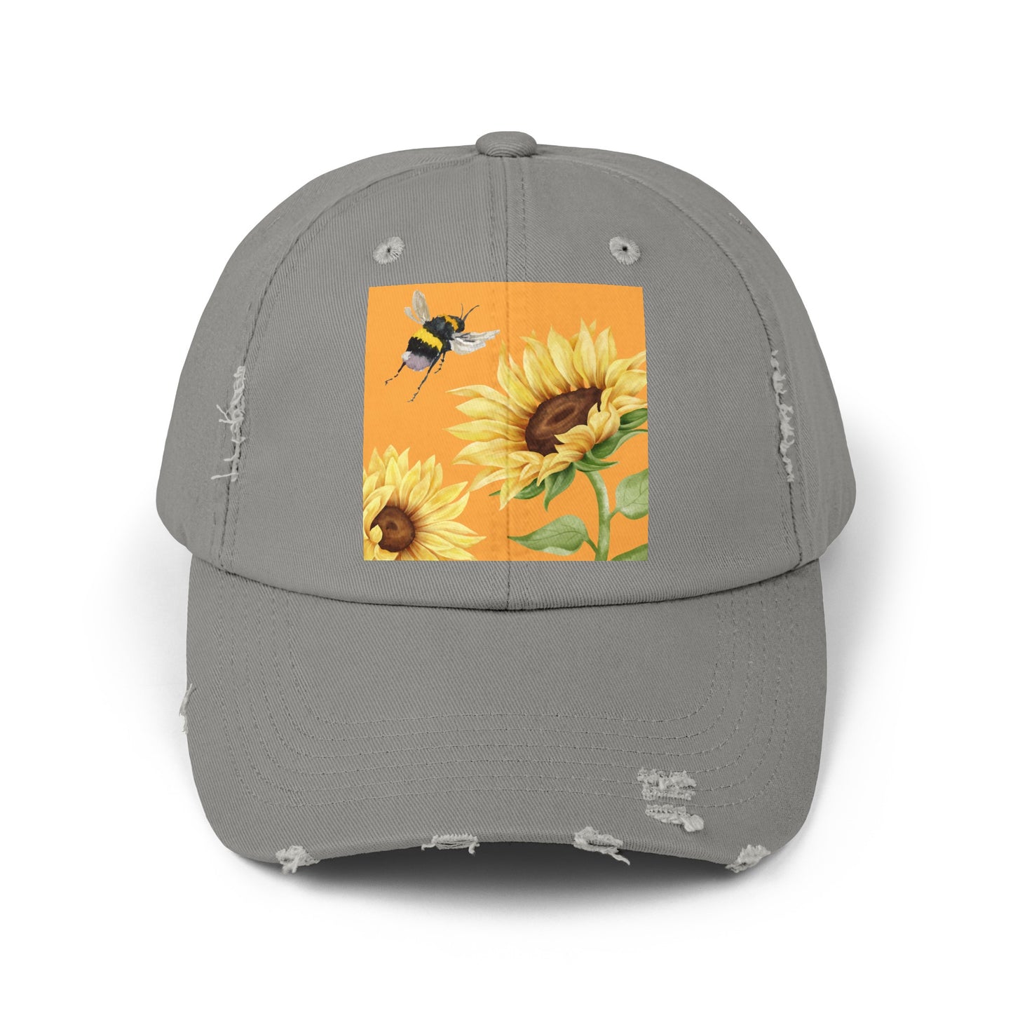 Bee Unisex Distressed Cap