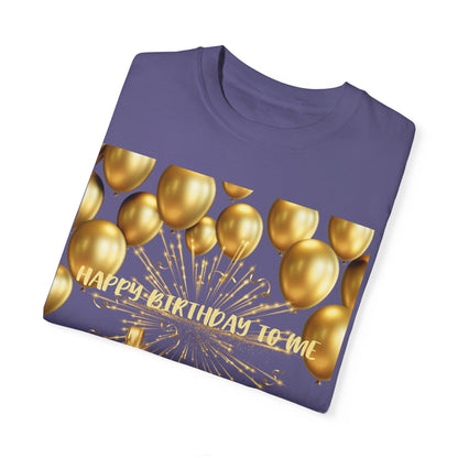 Happy Birthday 100 Unisex Garment-Dyed T-shirt