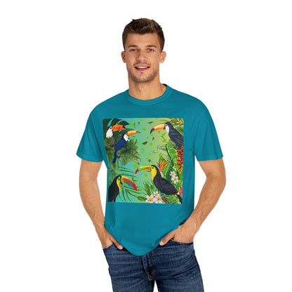 Toucans Unisex Garment-Dyed T-shirt