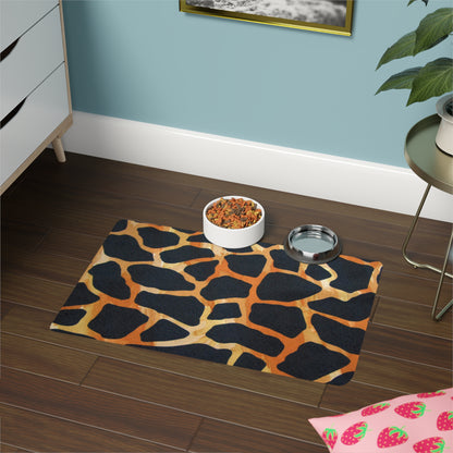 Pet Food Mat (12x18) Giraffe