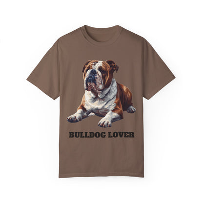 English Bulldog Lover Unisex Garment-Dyed T-shirt