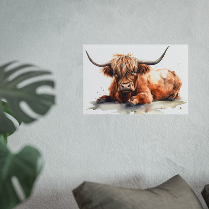 Highland Cow 2 Fine Art Posters