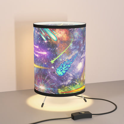 Beyond The Galaxy 2 Tripod Lamp with High-Res Printed Shade, US\CA plug