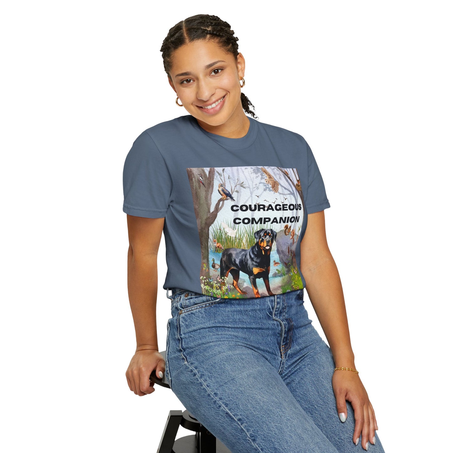 Courageous Companion Unisex Garment-Dyed T-shirt