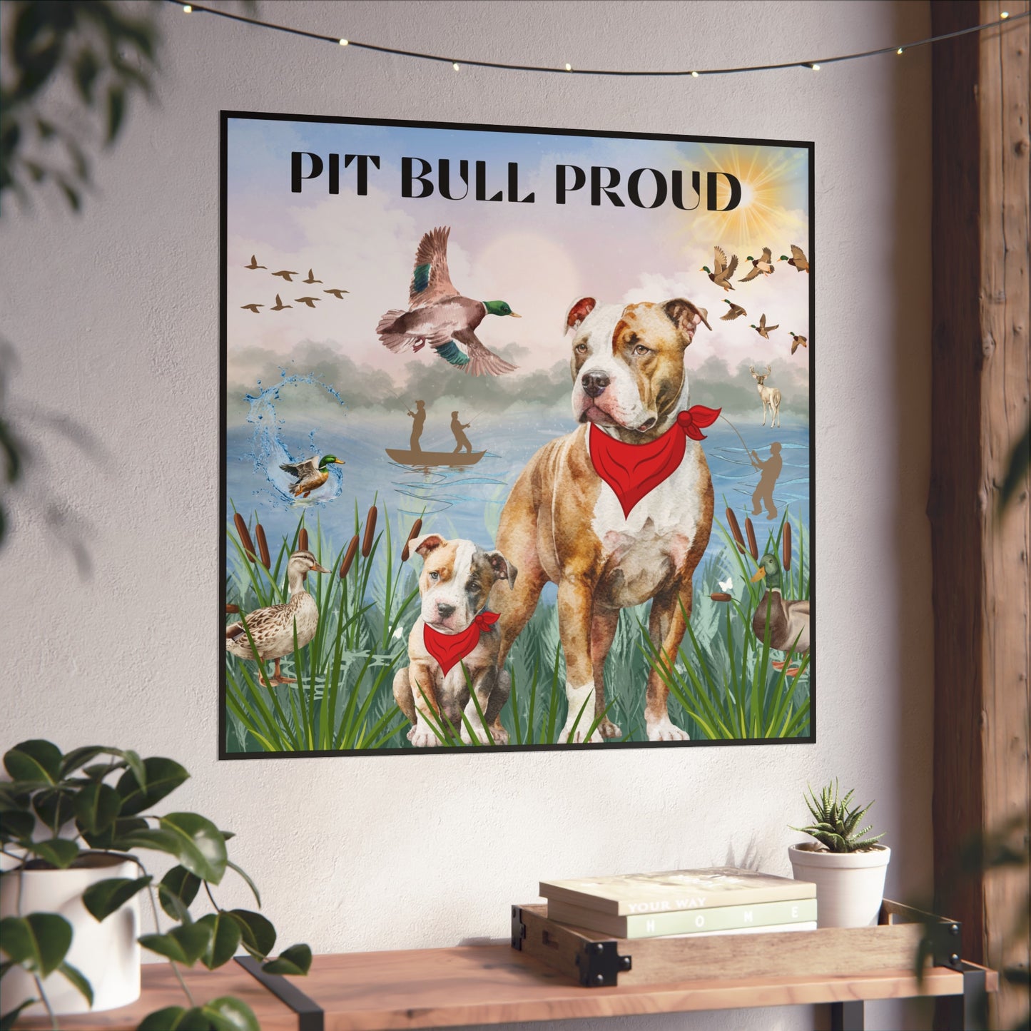 Pit Bull Proud Fine Art Posters