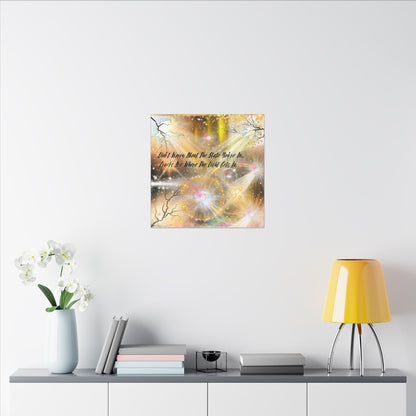 Don't Worry - Inspirational Wall Art, Motivational Decor, Home Office Artwork, Uplifting Canvas, Modern Room Statement